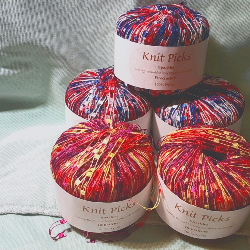 Knit pick sparkles